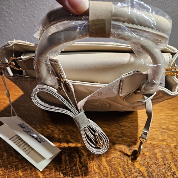 Valentino Orlandi Quilted Tote Bag, Vegan Leather NWT - Picture 6 of 9